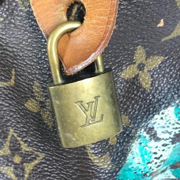 LOUIS VUITTON M48610 Monogram Rose Speedy30 Hand Bag MonogramCanvas Brown/pink - Picture 8 of 15